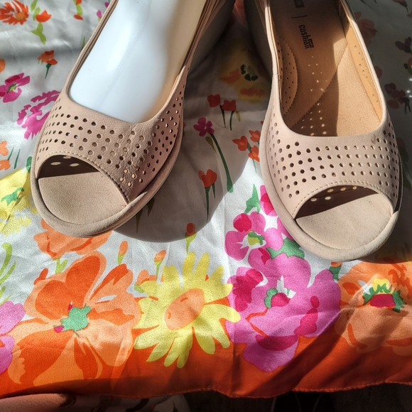 Clarks Collections Reedly Salene wedges Sandals 9 M - Picture 6 of 16